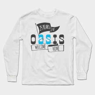 Oasis 25th Anniversary Logo (1) Long Sleeve T-Shirt